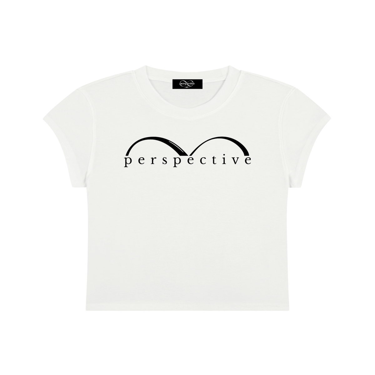 Ivory View Slim-Fit Cropped Tee