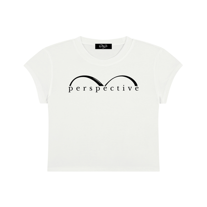 Ivory View Slim-Fit Cropped Tee