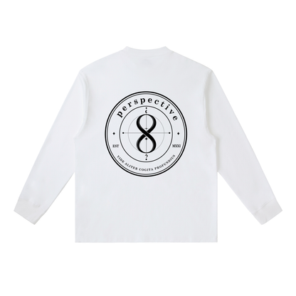 Infinite Margin Essential Crewneck Long-Sleeve Tee