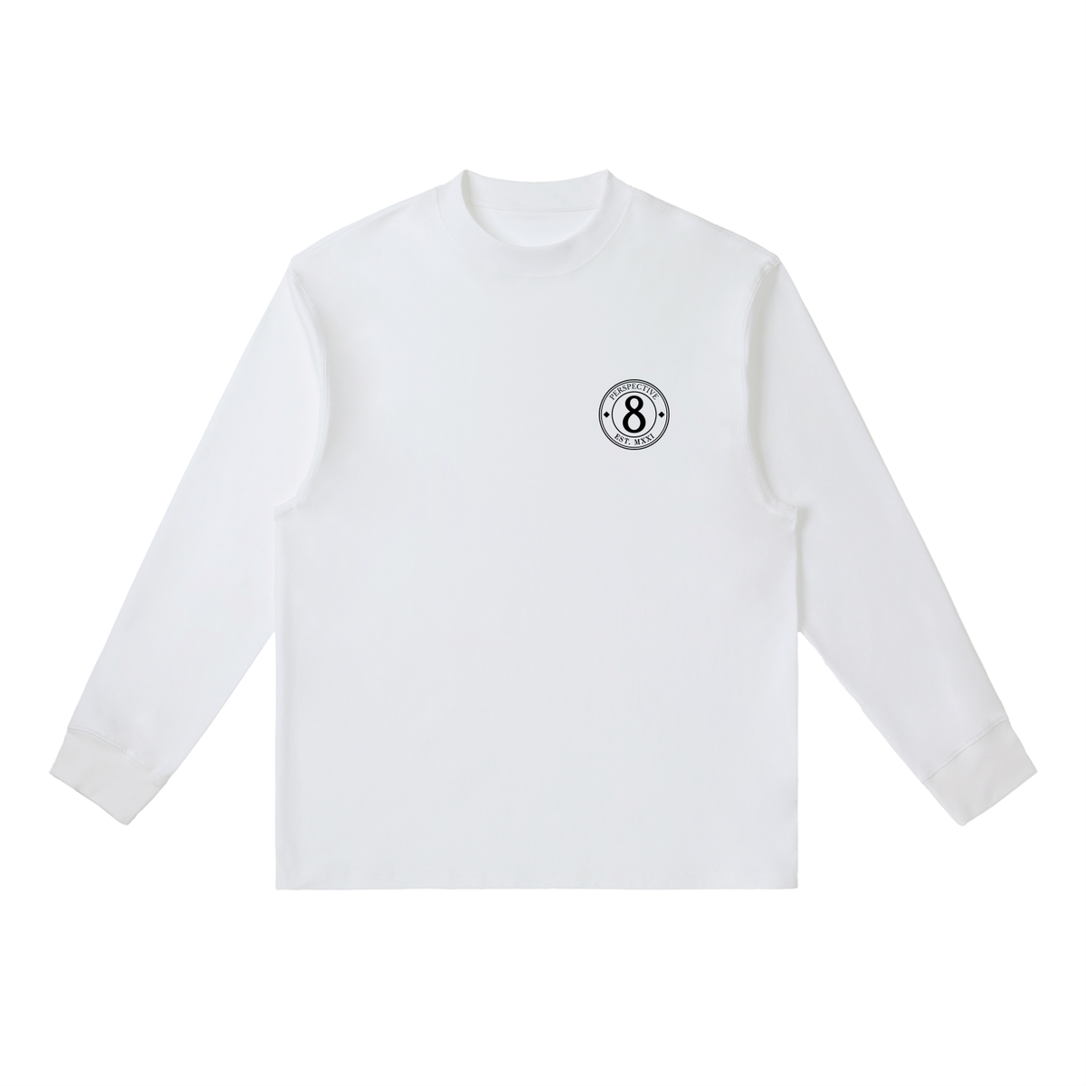Infinite Margin Essential Crewneck Long-Sleeve Tee