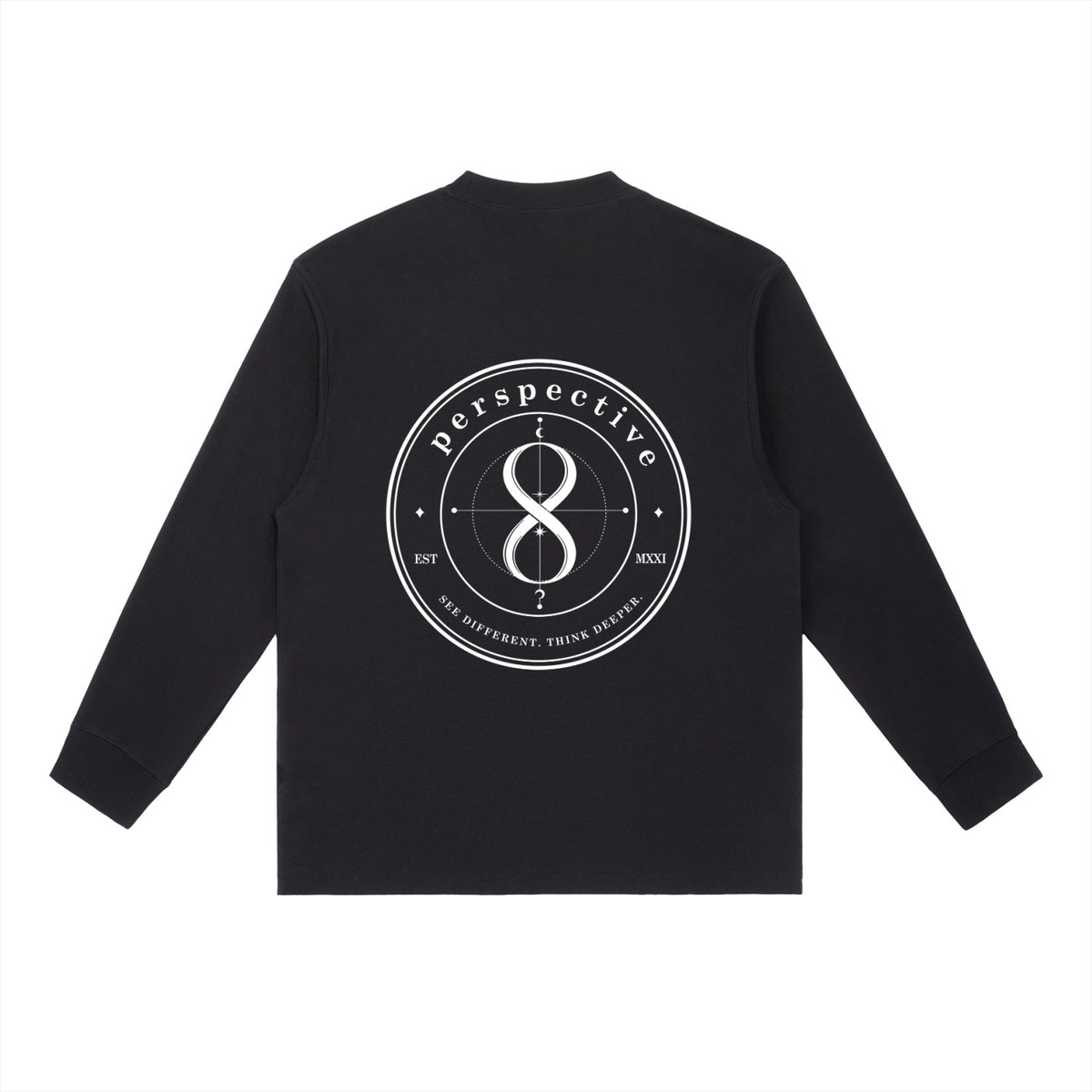 Infinite Margin Essential Crewneck Long-Sleeve Tee