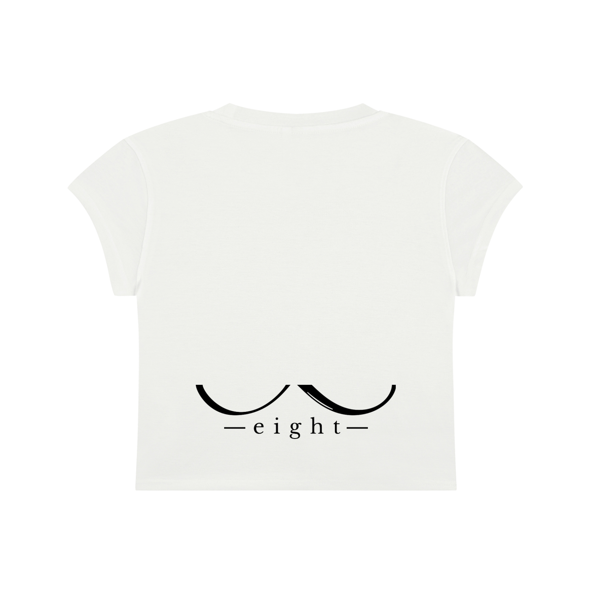 Ivory View Slim-Fit Cropped Tee