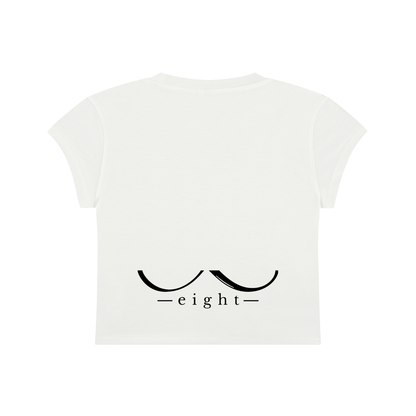 Ivory View Slim-Fit Cropped Tee